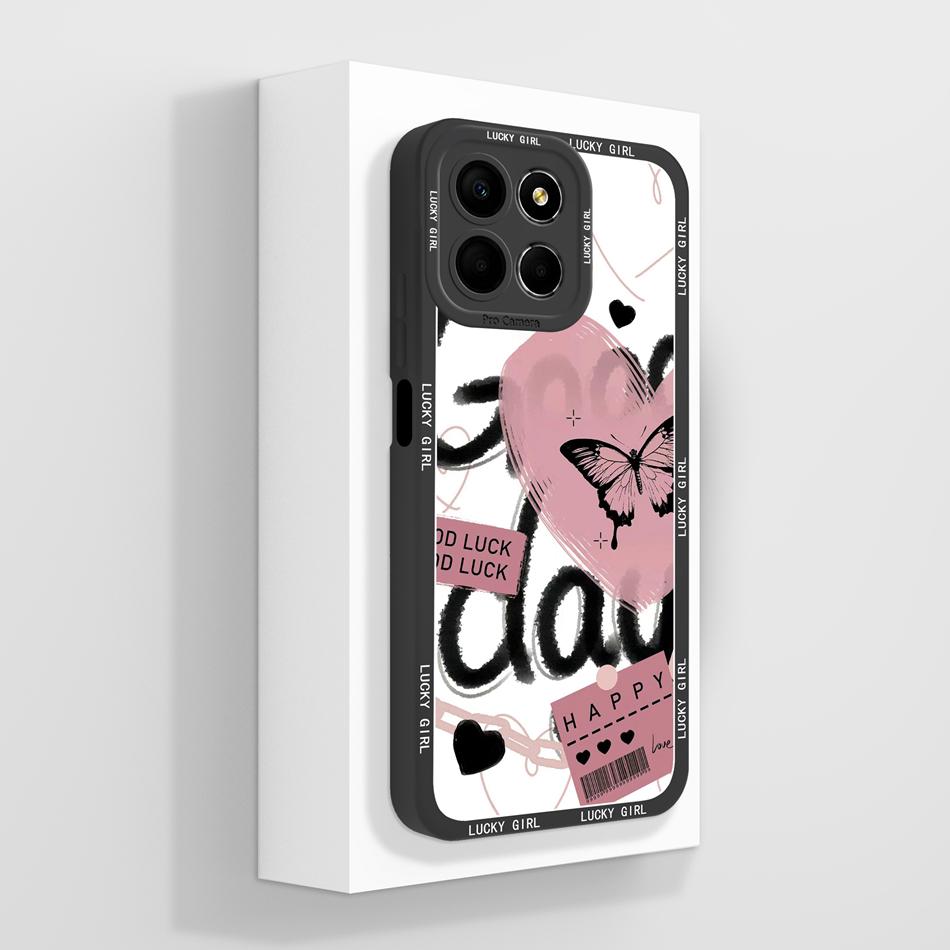For Honor X8 X8A Case Creative Anime All Body Upgrade Soft Liquid Silicone Mobile Back Cover For Huawei Honor X 8 5G Protectors