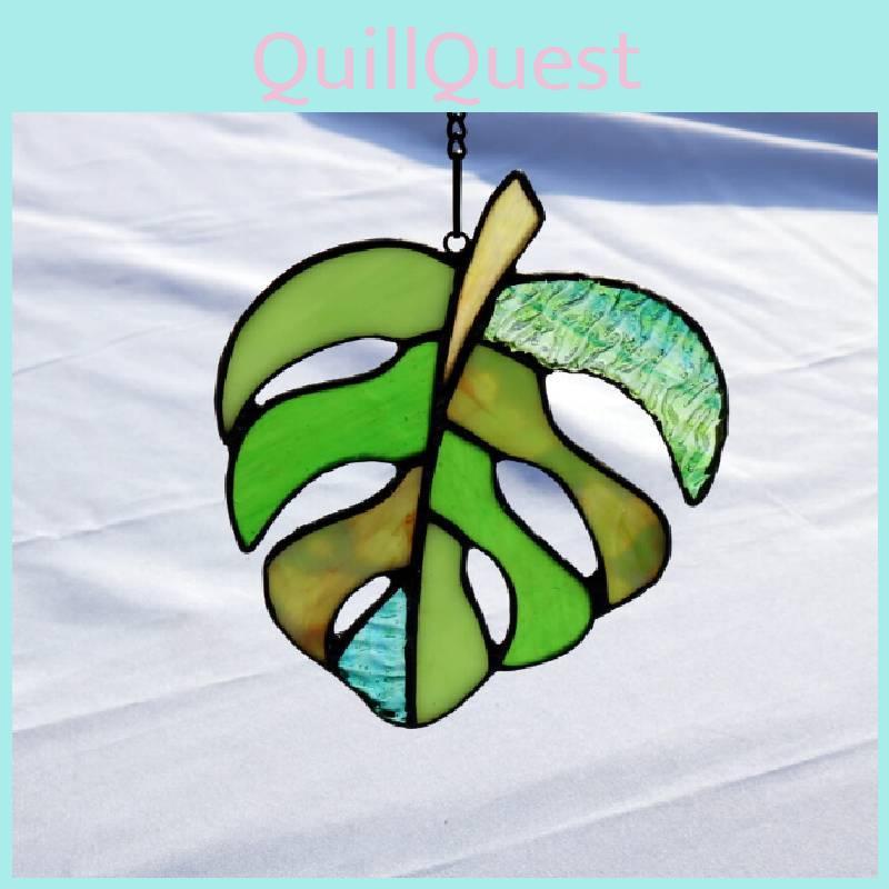 Monstera Blatt Sonnenfänger Aus Acrylmaterial Für Wandkunst Geschenk Und Feiertagsfeier