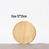 Wooden Round Serving and Tea Tray