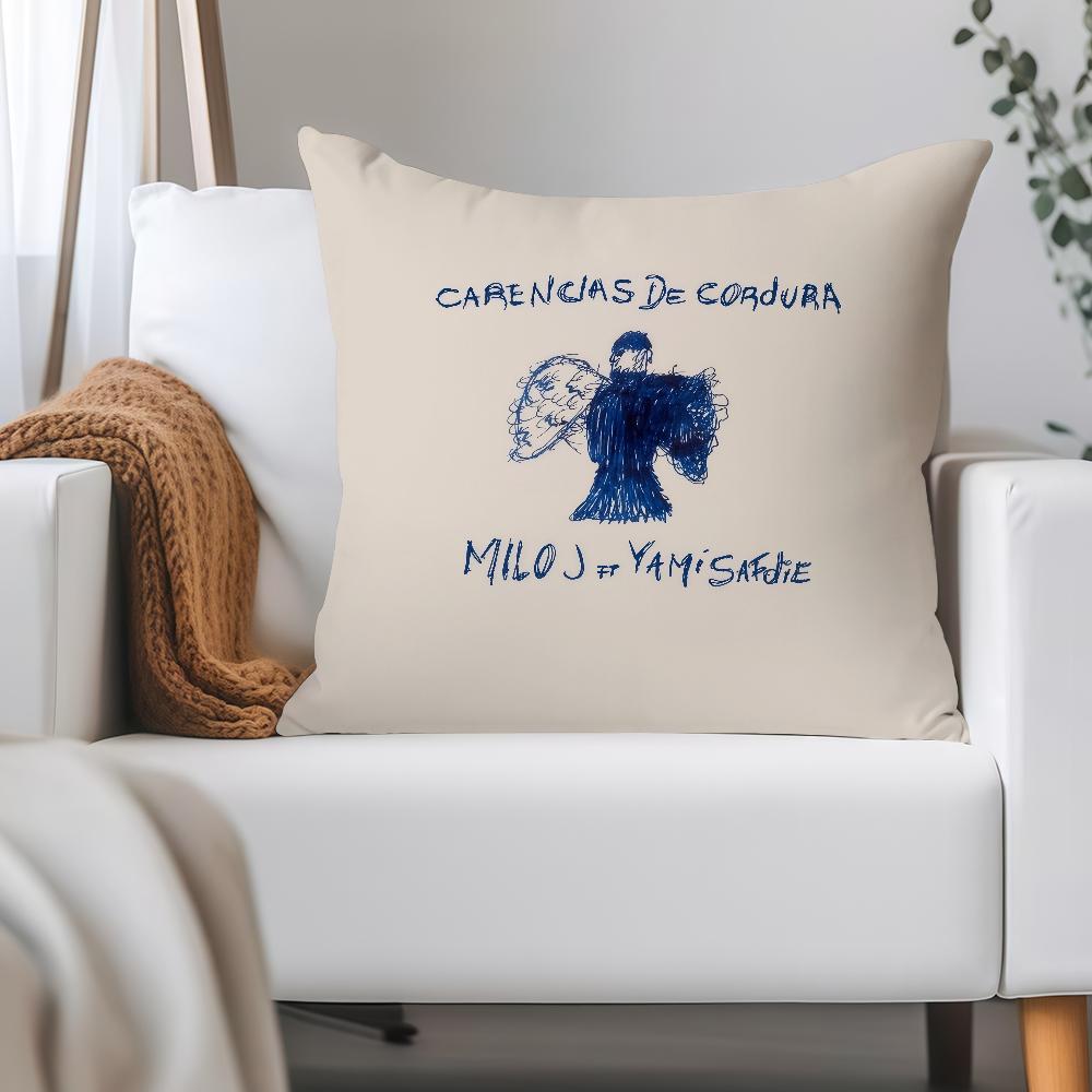 Singer M-Milo J La Vida Era M S Corta Pillow Case Applicable Space For Guest Rooms Interiors Cars Office House Decoration