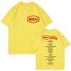 Colombia Band Morat World Tour 2025 Tshirts Unisex Unisex Clothing Fashion Hip Hop Tshirt High Quality Cotton Short Sleeve T Shirt