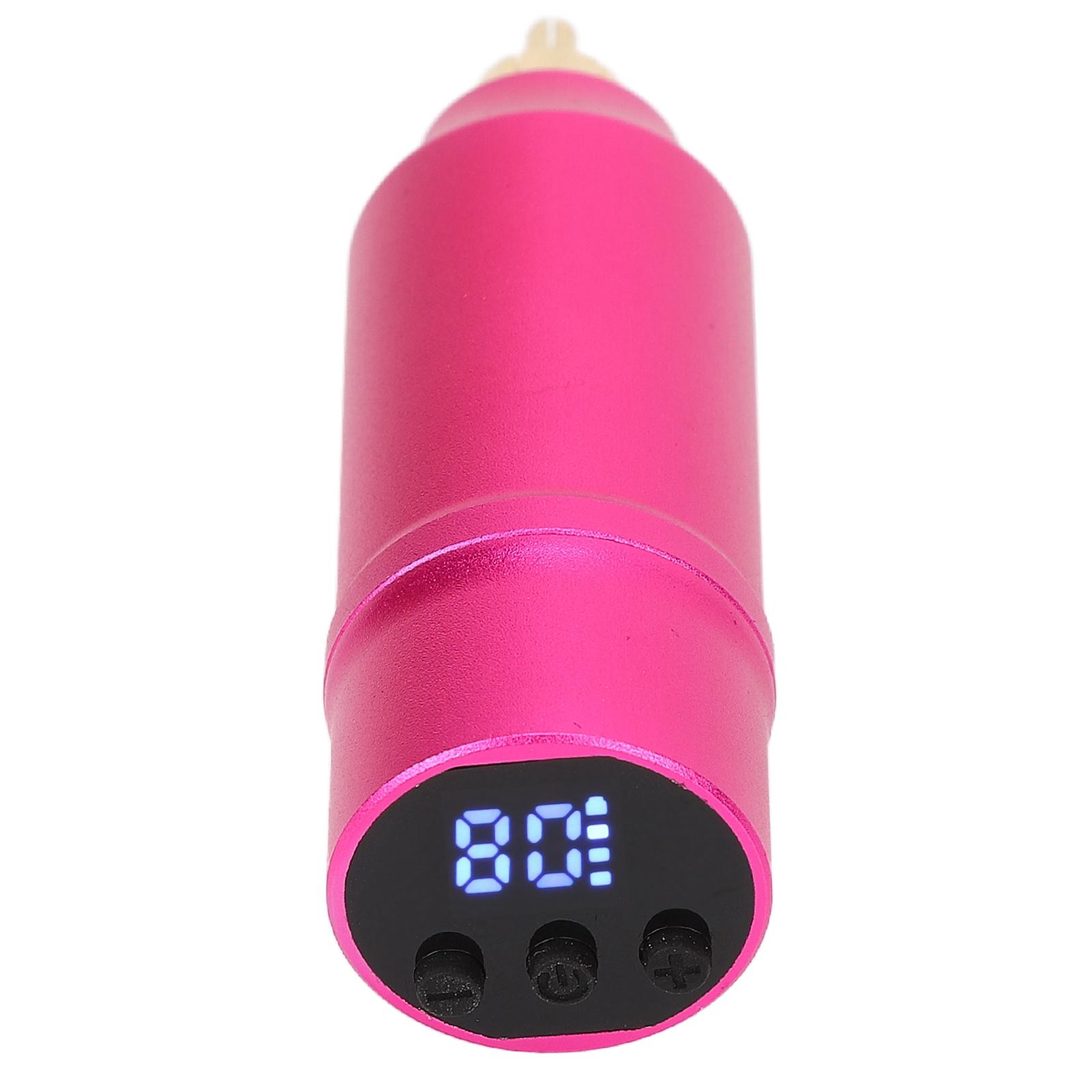 Tattoo Machine Power Supply   Interface 1300mAh Battery LCD Cordless Tattoo Pen Power Supply