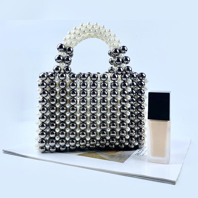 Handmade fringed weaving hollow handheld granule  French style string  high quality  new