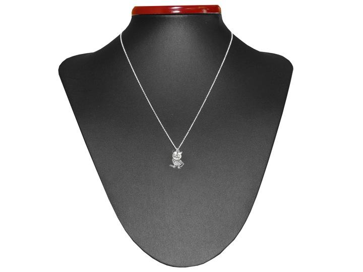 Silver 925 Necklace - Owl Little Owl