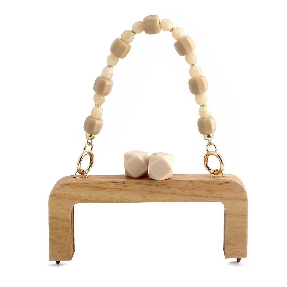 DIY Decoration Acrylic Beads Bag Chain Metal Chain Replaceable Bag Charms Accessory Fashion Lanyard Beaded Bag Pendant