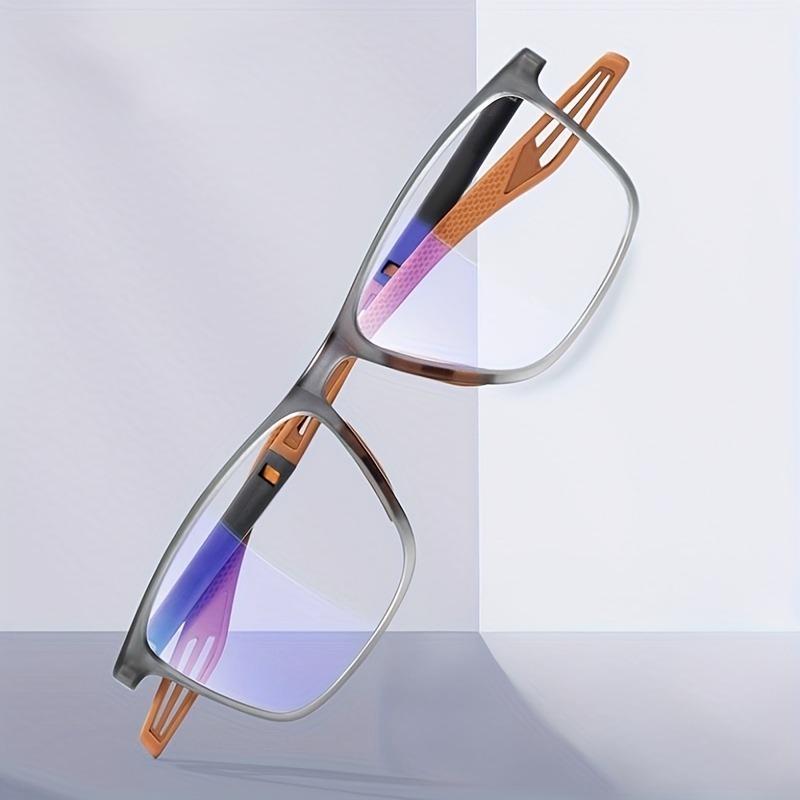 +100~+400 1pc TR sports reading glasses lightweight and non-slip design suitable for both men and women rectangular frame