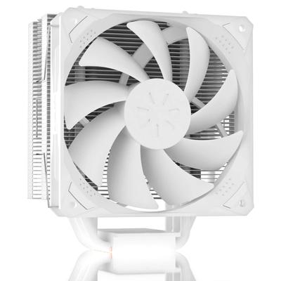 upHere Side Flow CPU Cooler Air Cooling White CPU Fan 120mm Fan 6 Heat Pipes Quiet Simple [N1064WT]