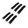6PCS Belt Hook Waist Buckle Convenient Touch Fastener Adjustable Stretch Belt Buckle for Women Men