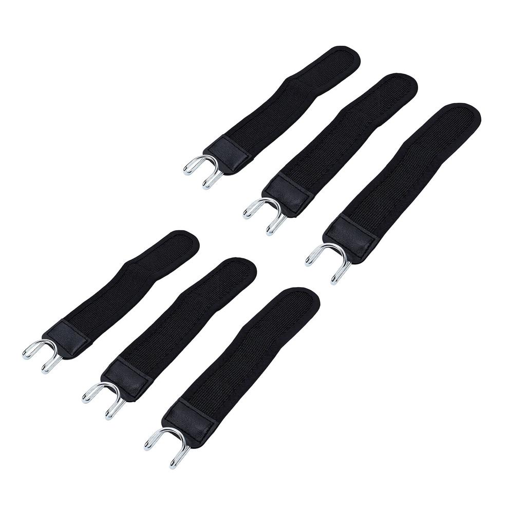 6PCS Belt Hook Waist Buckle Convenient Touch Fastener Adjustable Stretch Belt Buckle for Women Men