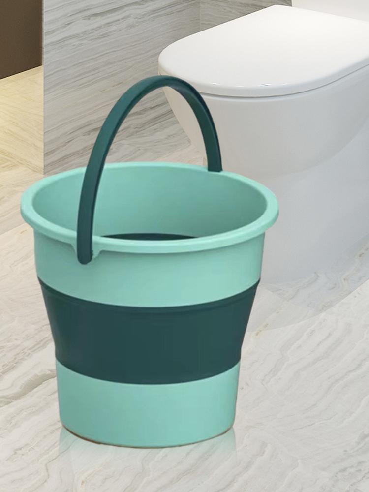 16.8L Pail Buckets Space Saving Water Bucket Folding Handy Bucket Multifunction for Bathroom Kitchen Camping