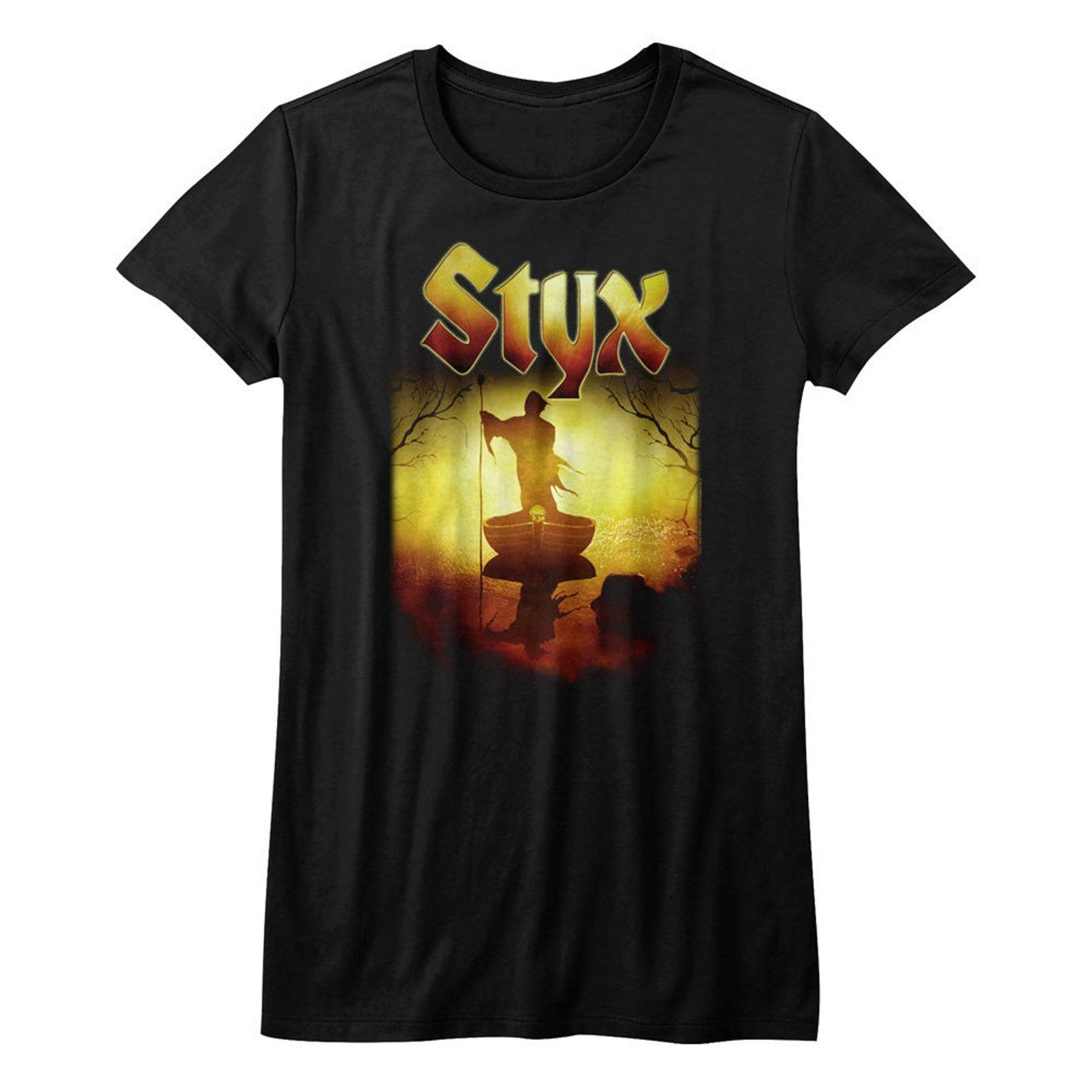 Styx Creepy Ferry Black Junior Women s T-Shirt S