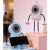 Portable Suction Cup Portable Handheld Fan Dual Modules Mist Function Electric Fan Flexible Legs Mist Fan Personal Cooling