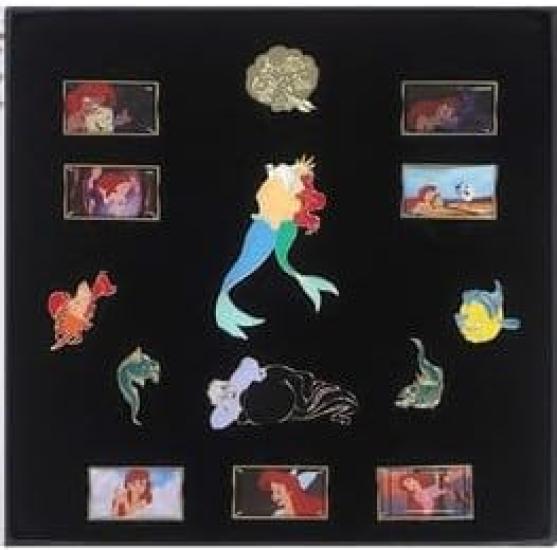 

The Little Mermaid Ariel 30th Anniversary Pin Badge Set