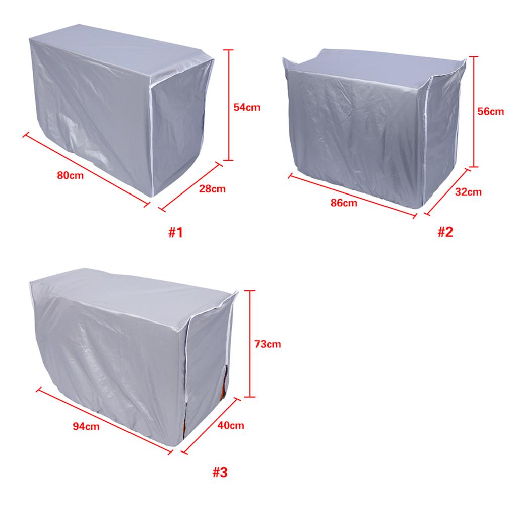 Outdoor Air Conditioner Cover Anti Dust Anti Snow Waterproof Sunproof for Home 3 Sizes Air Conditioner Cover Anti Dust