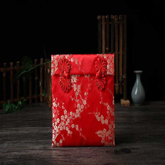 Dragon Phoenix Chinese Envelope Knot Brocade Red Packet Money for New Year