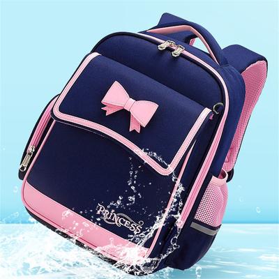 Lovely Bowknot Spine Protection Light Girl School Bag for Teenager Children Schoolbag Primary Teens Women Travel Bagpacks