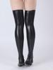 Sexy Pu Shiny Stocking Role Play Above Knee Elastic Stocking Nightclub Wear Dance Vintage Lingeries Women'S Long Socks Clothing