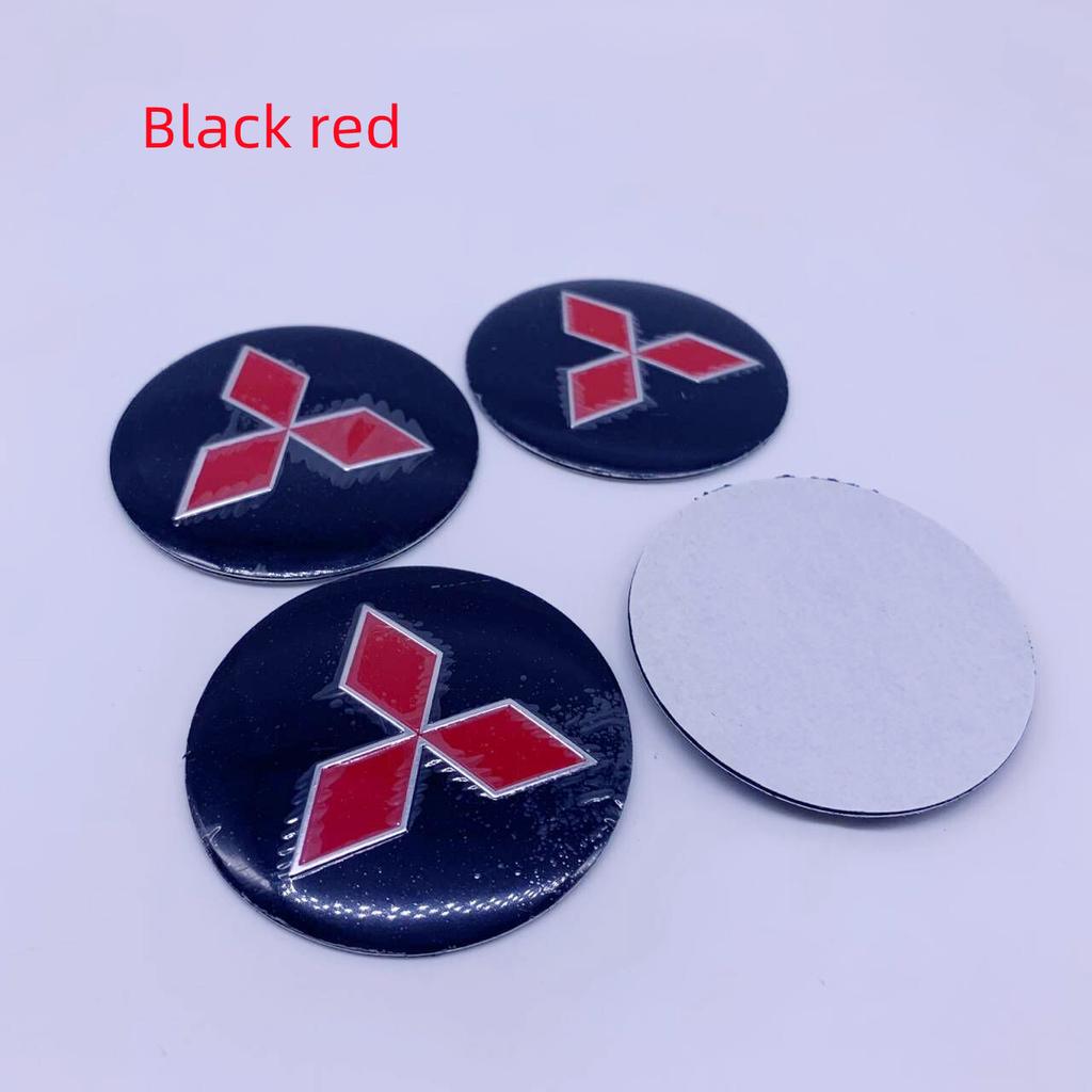 20pcs 56mm Wheel Center Hub Caps Stickers for Mitsubishi Ralliart Lancer ASX Colt Pajero Outlander Eclipse Delica Accessories