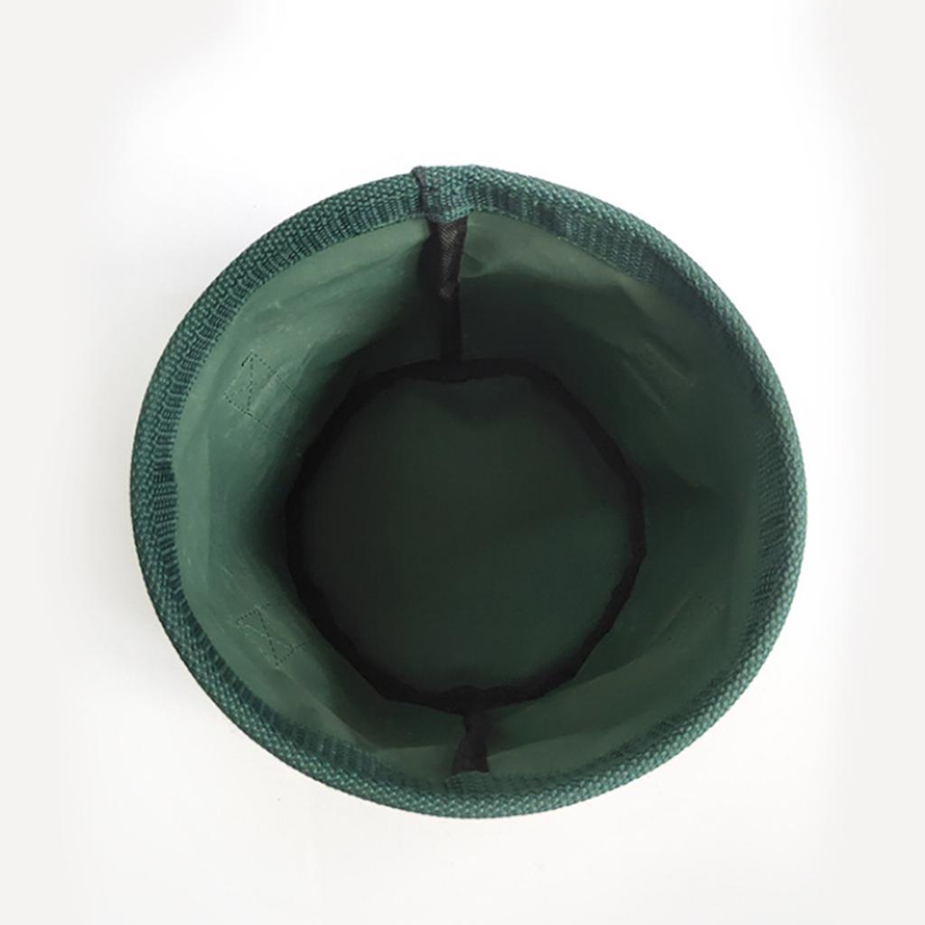 Green Oxford Cloth Garden Leaf Storage Bag Garden Tool Bag Life Organizer Bag Garden Garbage Bag Garden Pruning Kit 1 Pack