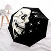 1pc Skull Stars Automatic Open/Close Umbrella, Portable Folding Umbrella, Compact Travel Umbrella For097