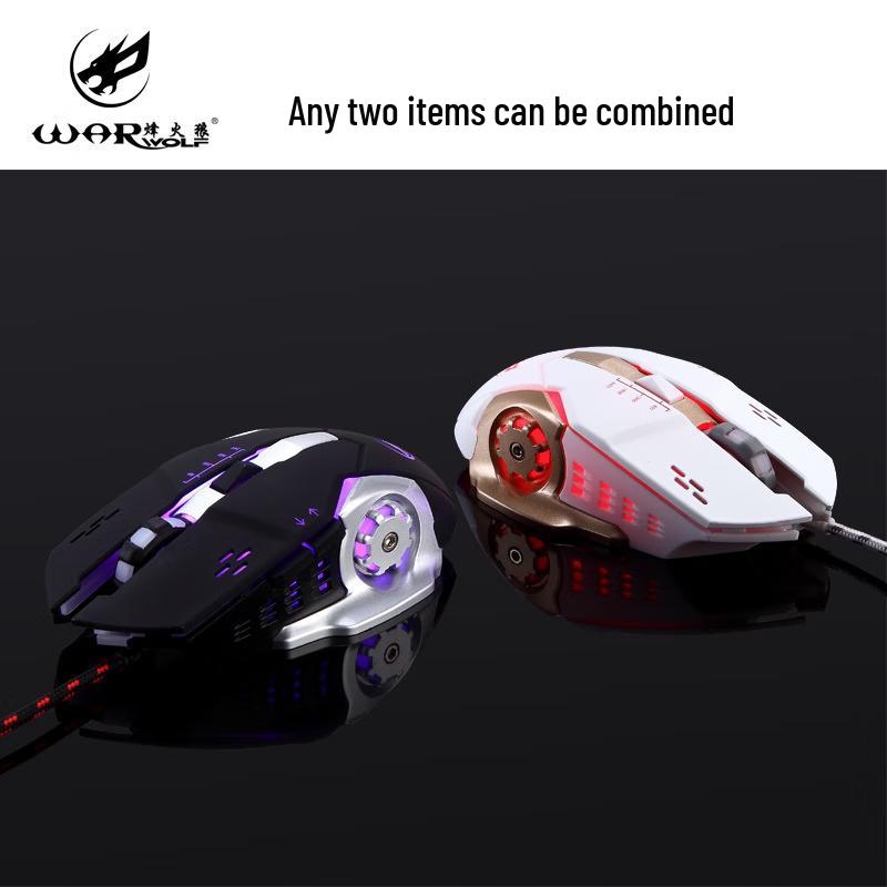 Fenghuolang RGB Wired Mechanical Gaming Keyboard & Mouse Series