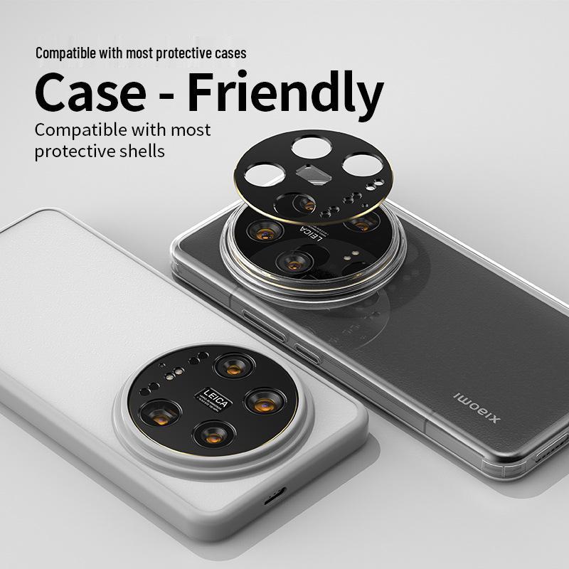 Xiaomi 14 Ultra Lens Protector: Integrated Glass & Ring Film for Xiaomi 14U Mobile Phone.