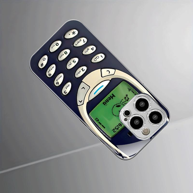 Minimalist Business Electroplated Silvery Vintage Phone Case Suitable for iPhone 16 15 14 13 13 Pro 13 Pro Max 12 11