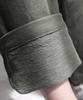 Jikeulib Warm Fleece-Lined Elastic Waist Pocket Cargo Stretch Cotton Pants