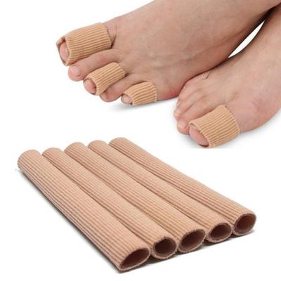 5PCSSet Toe Cushion Tube Toe Tubes Sleeves Soft Gel Pad Protectors for Cushions Toes and Fingers