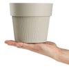 Silva Line Recycling Flower Pot Beige H12.7X14.5