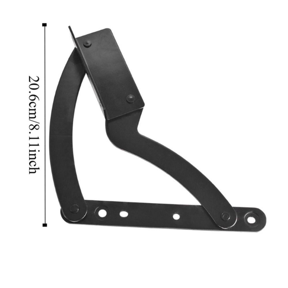 2pcs Multifunctional Telescopic Hidden Hinge Telescopic Design Dual Purpose Dual Use Bracket Smooth Operation Support Bracket