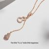 Fairy Gourd Women's Luxury Choker - Stylish Double Gourd Tassel Chain Necklace