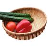 Bamboo Farmhouse Winnowing Basket & Sifter for Drying, Washing, and Steamed Buns