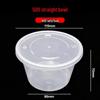 Transparent Disposable Bento Box with Lid for Takeaway - Ideal for Liangpi, Braised Snacks, & More