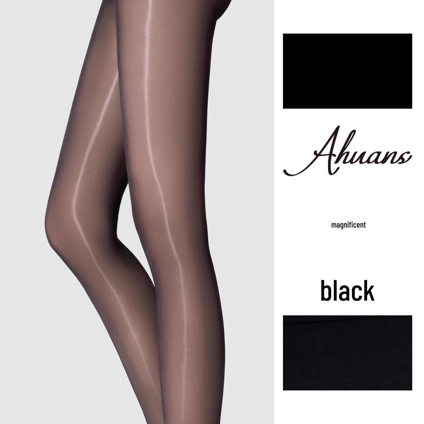 

Love Fantasy Hua Ultra-Thin Glossy Black Silk Open Crotch Pantyhose L (170cm-190cm)