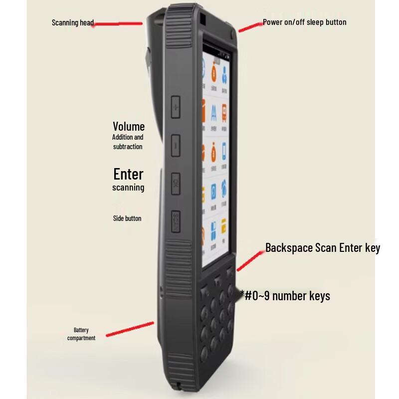 Runshan A33-A Laser Android PDA Data Collector