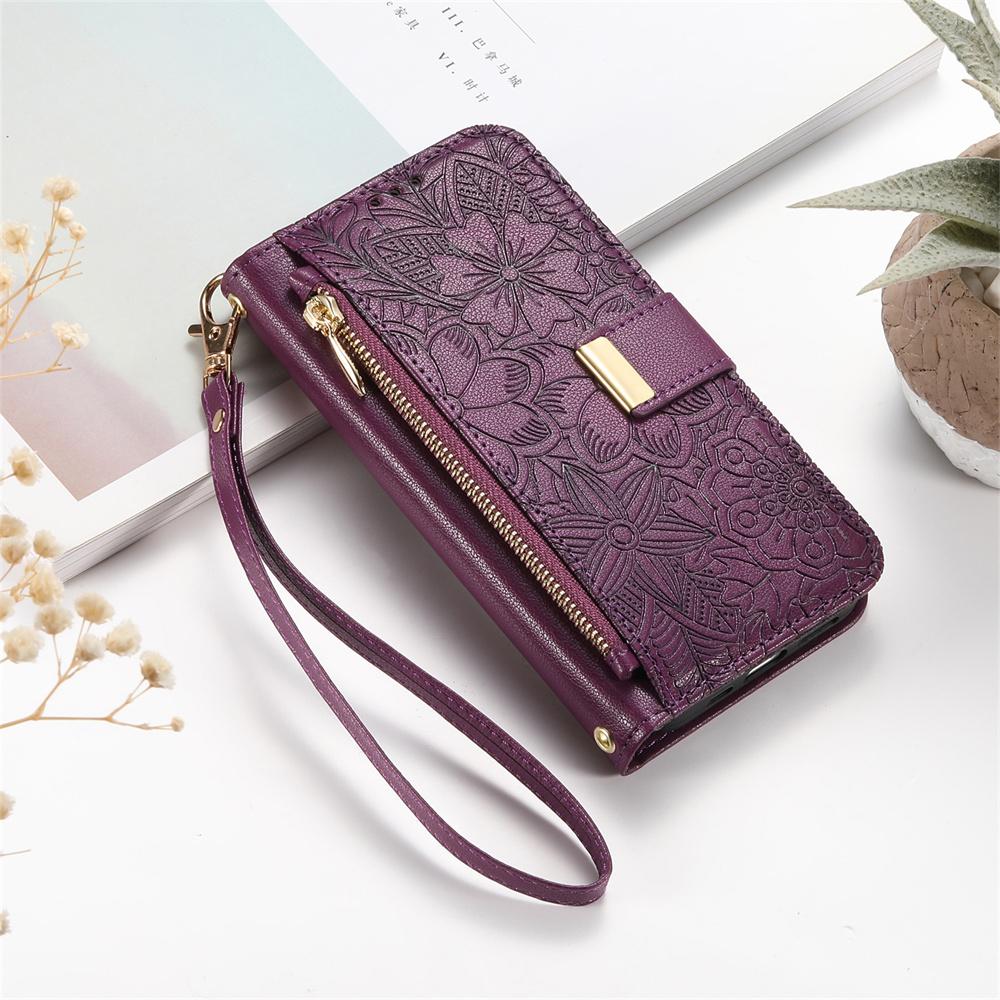Wrist Strap Wallet Card Slot Phone Case For Samsung Galaxy S25 Edge S26 S23 Ultra S24 FE A07 A16 A26 A56 A36 A55 A15 5G