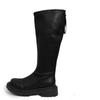 Women's Shoes 2024 Hot Sale Back Zip Women's Boots Fashion Round Toe Modern Boots Women Winter Plus Size Solid Knee-High Boots