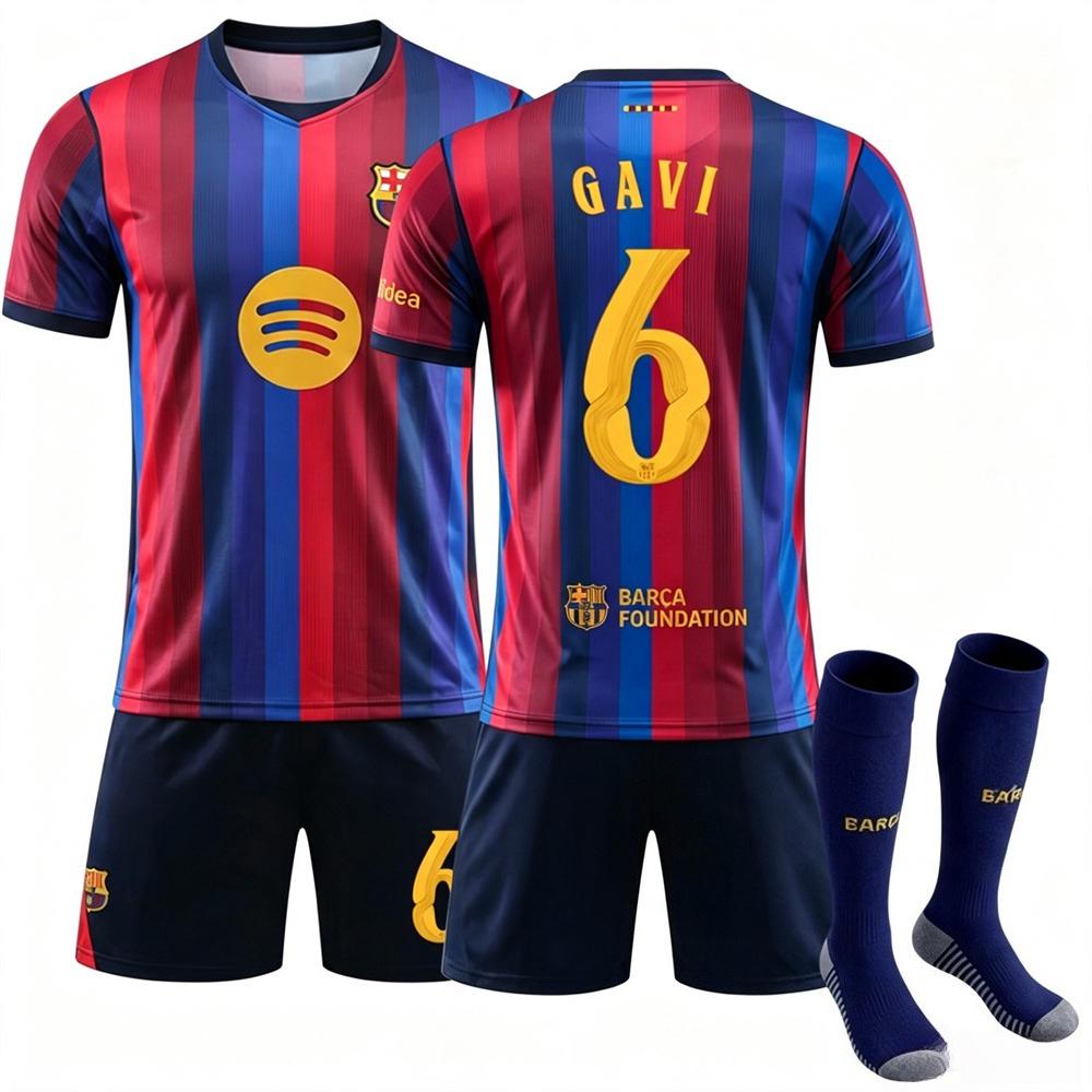 2627 Pedri Trikot Sport Barcelona Heim Fußballuniform Champions League Version Nein. 10 Yamal Messi Anzug
