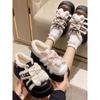Winter Fluffy Lolita Single Shoes Female Japanese Soft Girl Cute Soft Cute LOLita Leather Snow Boots