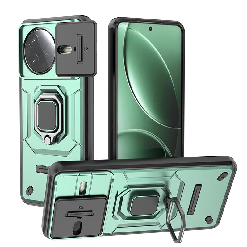 For POCO F7 Pro 5G Case Magnetic Ring Stand Holder Armor Back Cover For Xiaomi Mi Poco F7 Pro F7Pro Camera Lens Protect Funda