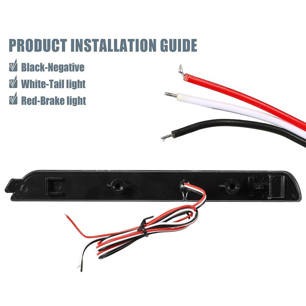 LED Rear Bumper Reflector Brake Light Lamps BN8R-51-5M0B For Mazda 3 2004-2009