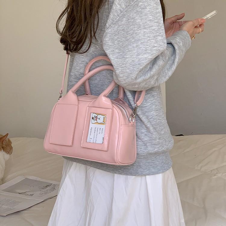 Sweet Portable Bowling Bag Women's Fashion Pillow Bag All Crossbody Bag Pain Bag