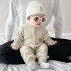 Korean-Style Baby Sweater Romper: Spring Knit Crawling Suit for Boys & Girls