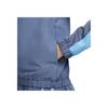 Nike Logo Printed Stand Collar Zip Long Sleeve Jacket Women jackets Light-Blue DX1038-491