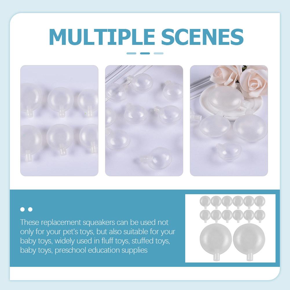 50Pcs Airbag Squeakers Replacement for Dog Pet Sound Maker Repair Accessories Squeakers for Dog Noise Maker