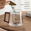 Large Capacity Borosilicate Glass Tea Cup