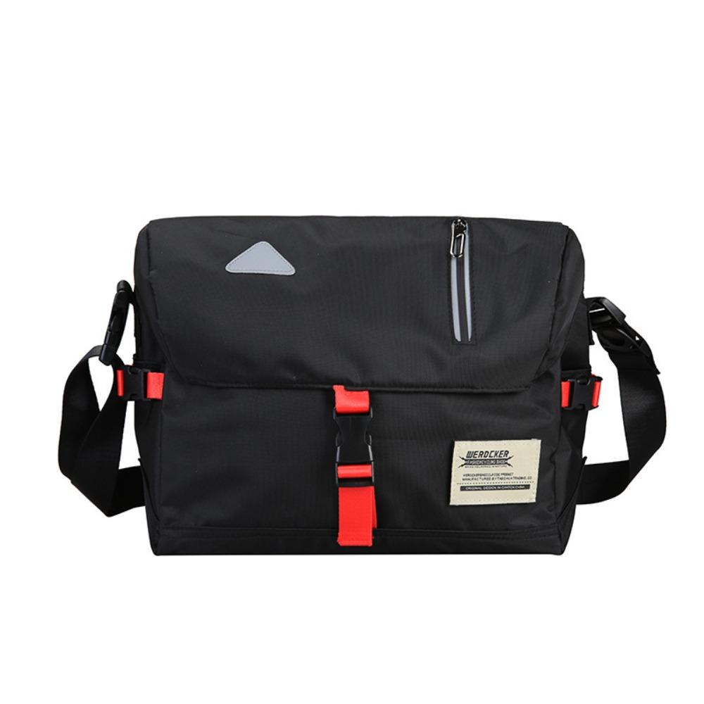 

Trendy Messenger Bag Large Capacity Sling Bag Handbags Crossbody Bag Travel чёрный