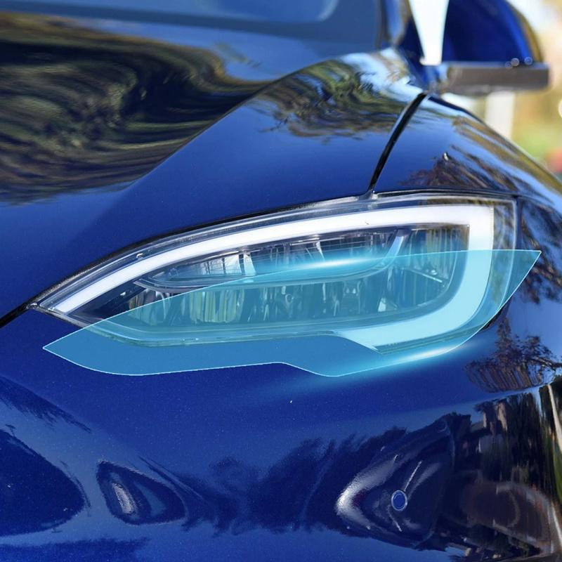 for Tesla Model S 2016- Accessories Headlight Rearview PPF Precut Kit Clear Anti Scratch Transparent Sticker Protection Film
