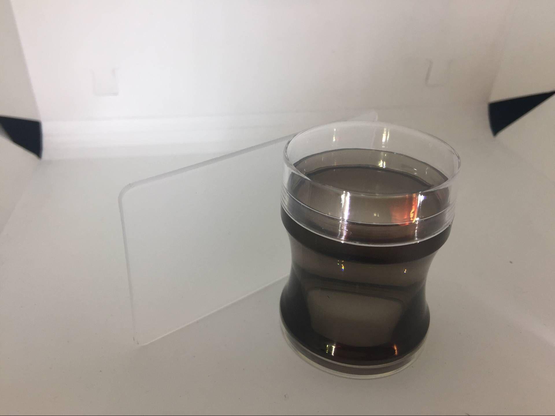 

3,8 см Прозрачный штамп для стемпинга ногтей со скребком чёрный